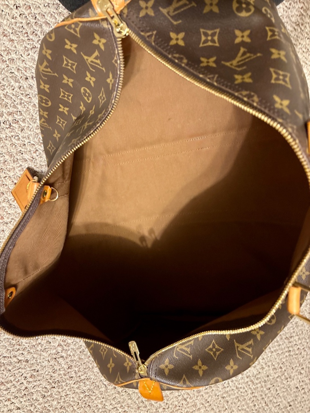 Authentic Louis Vuitton Keepall 55 Monogram Vintage Travel Duffle Bag - Picture 9 of 15